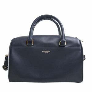 Saint Laurent Baby Duffle Boston Bag Navy